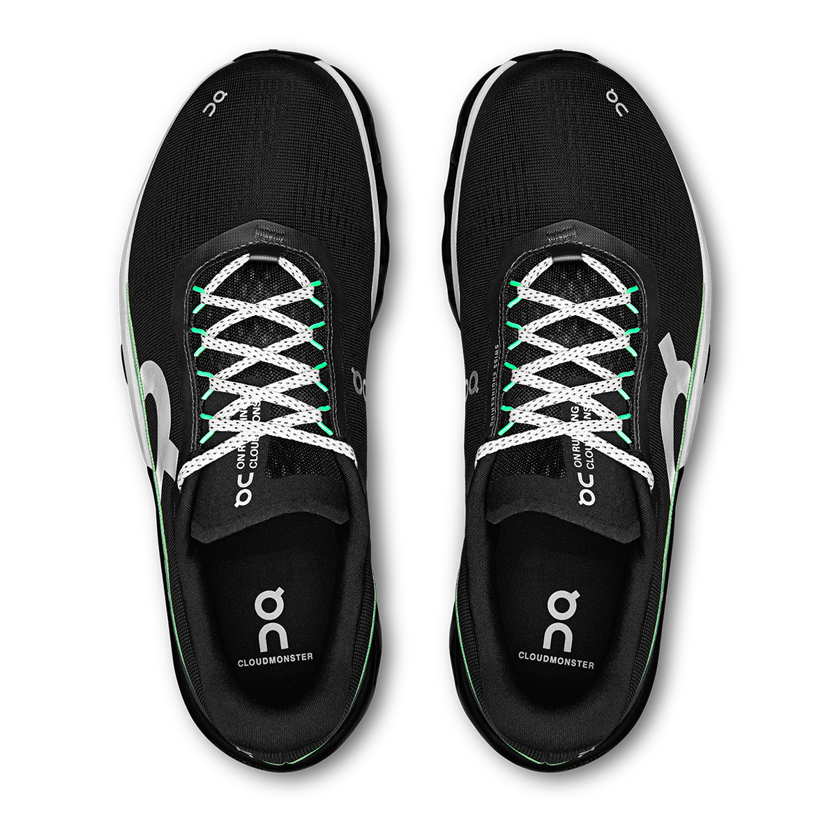 On Cloud  Mens Cloudmonster 2.0 Shoes In Black