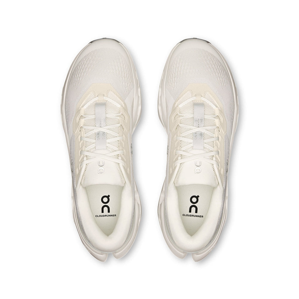 On Mens Cloudrunner 3.0 Shoes In White