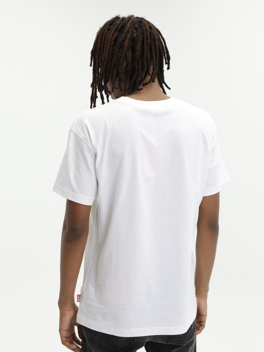 Diesel Mens T-Norm V8 Regular T-Shirt In White