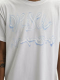 Diesel Mens T-Norm V8 Regular T-Shirt In White