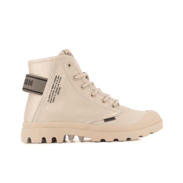 Palladium Mens Pampa Hi dare Shoes In Warm Sand