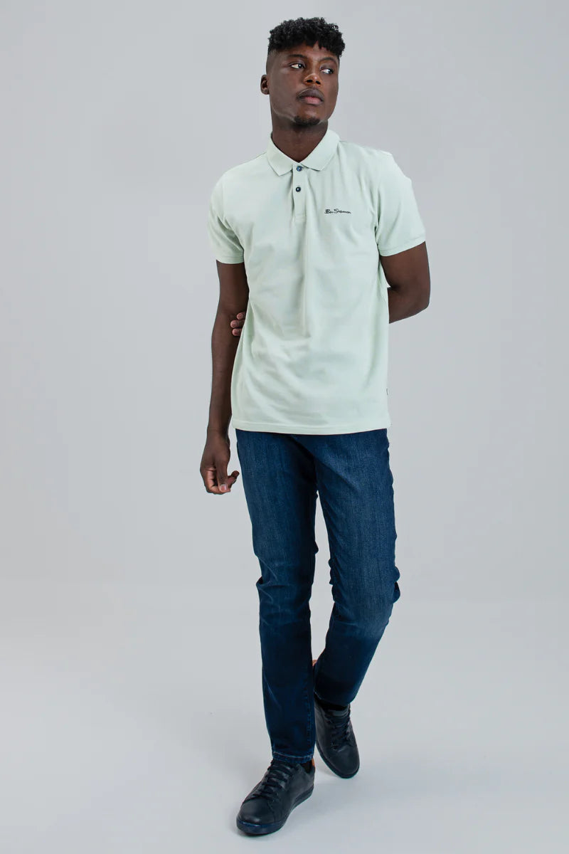 Ben Sherman Ben Polo Ss Pistachio