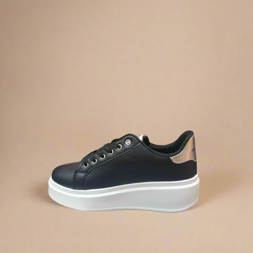 Sissyboy Black Platform Gem sneaker