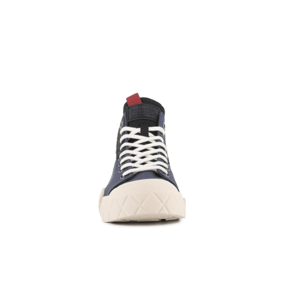 Palladium Mens Ace City Shell Chukka Boots In Mood Indigo