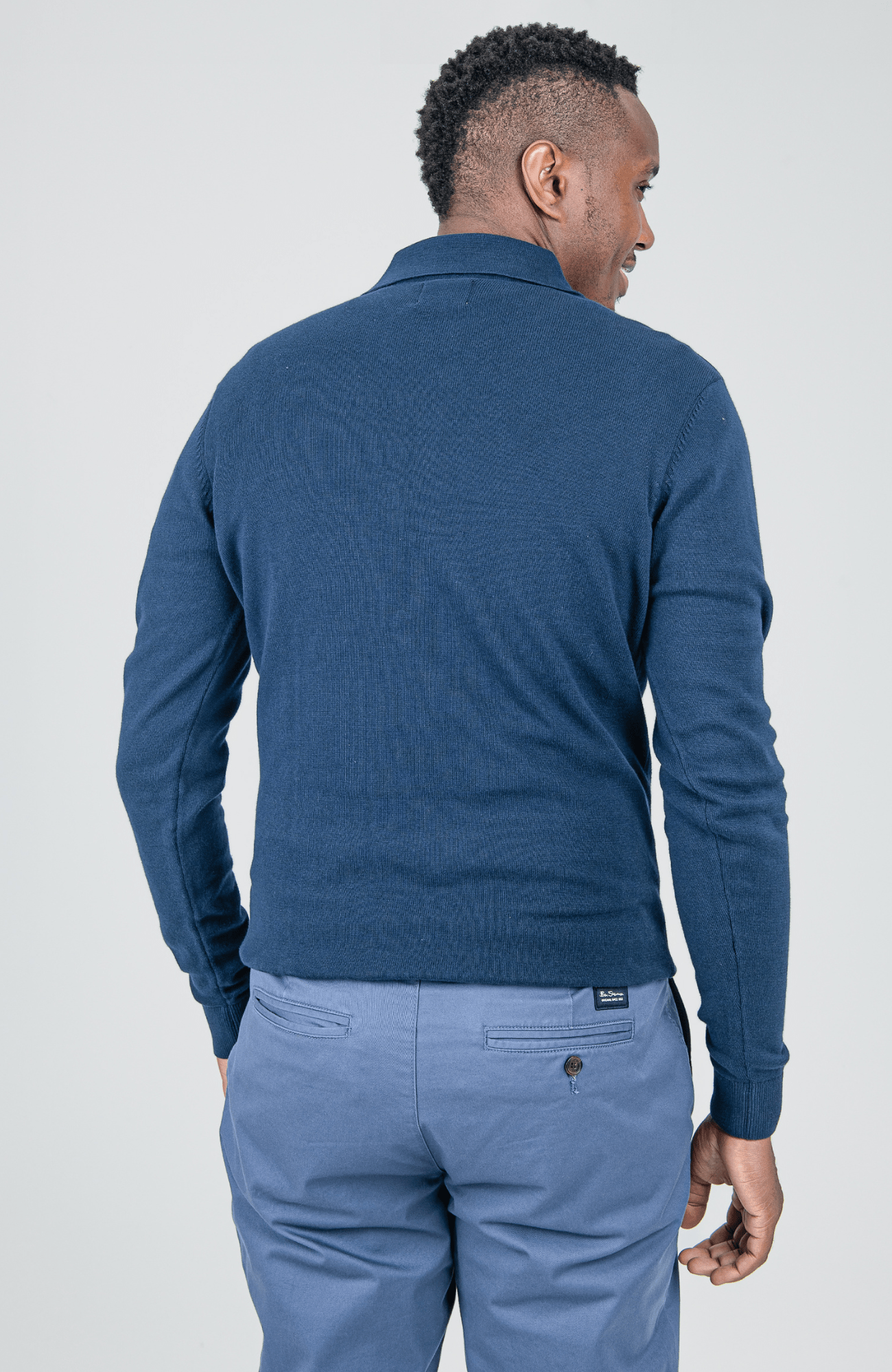 Ben Sherman Knit Sportshirt Navy