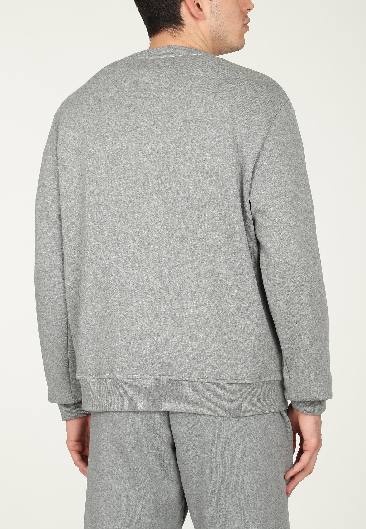 Just Cavalli Mens Patch Crew Neck Sweatshirt In Grey