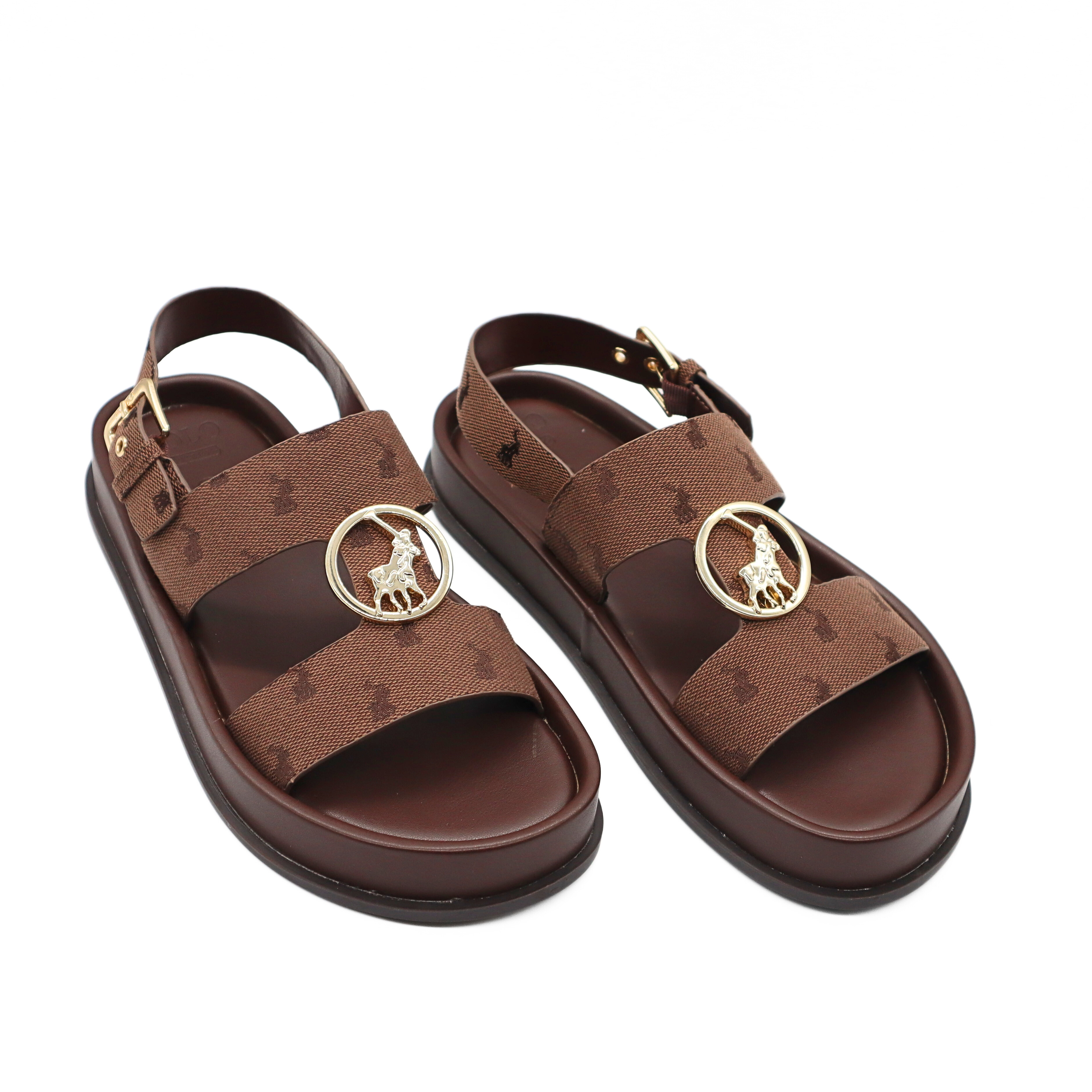 Polo 0075788 Womens Moulded Trim Sandals Brown