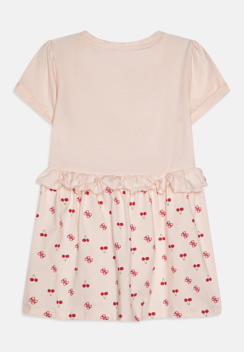 Guess Girls 2G Stretch Jersey Dress In Light Peach
