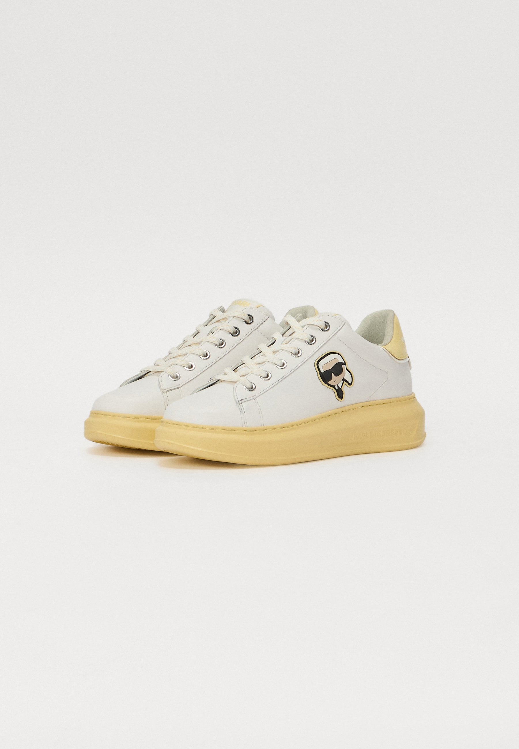 Karl Lagerfeld Kapri Sneakers White Yellow