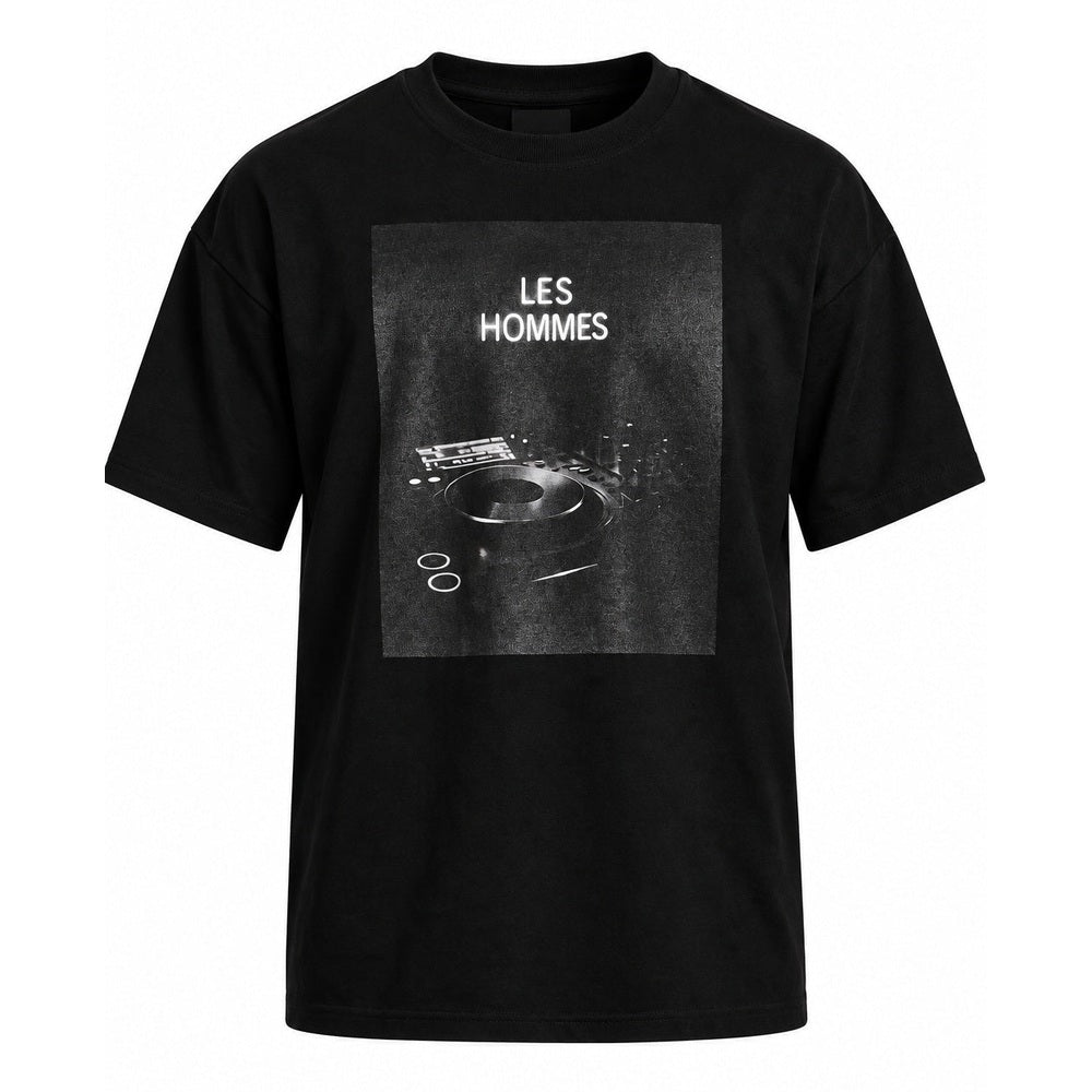 Les Hommes Mens Music T-Shirt In Black