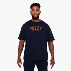 Soviet Mens Revive Fashion T-Shirt In Navy