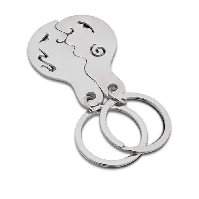 Carrol Boyes Key Ring Set-Kiss