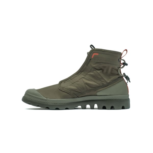 Palladium 79104 Mens Pampa Travel Lite Shoes Olive