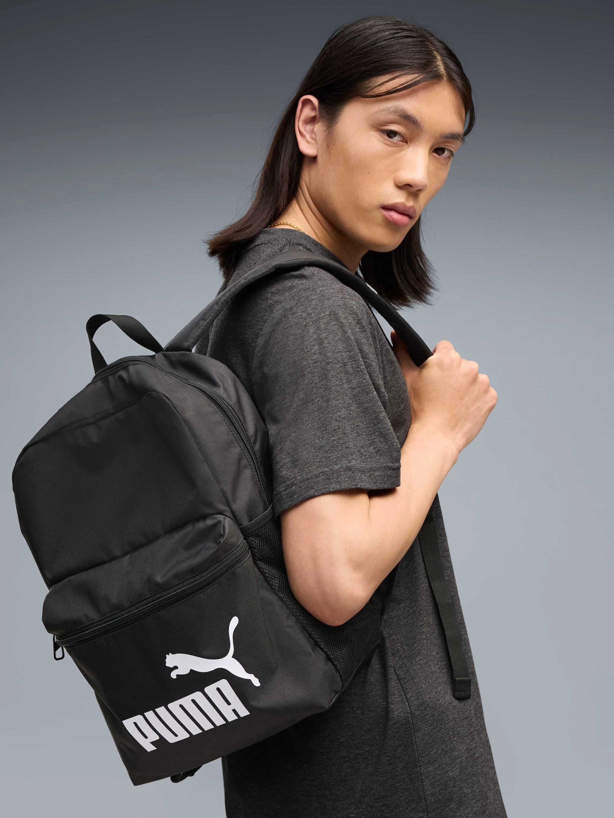Puma Unisex Adults Phase Day 18L Backpack In Black/White