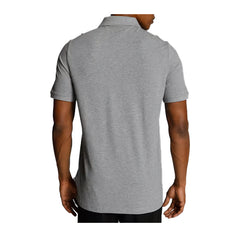 Puma Mens Ess Grey Pique Polo Golfer