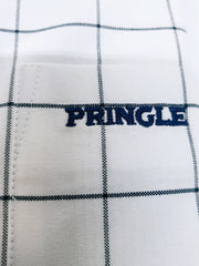 Pringle Mens Oscar Short Sleeve Classic Oxford Shirt In White
