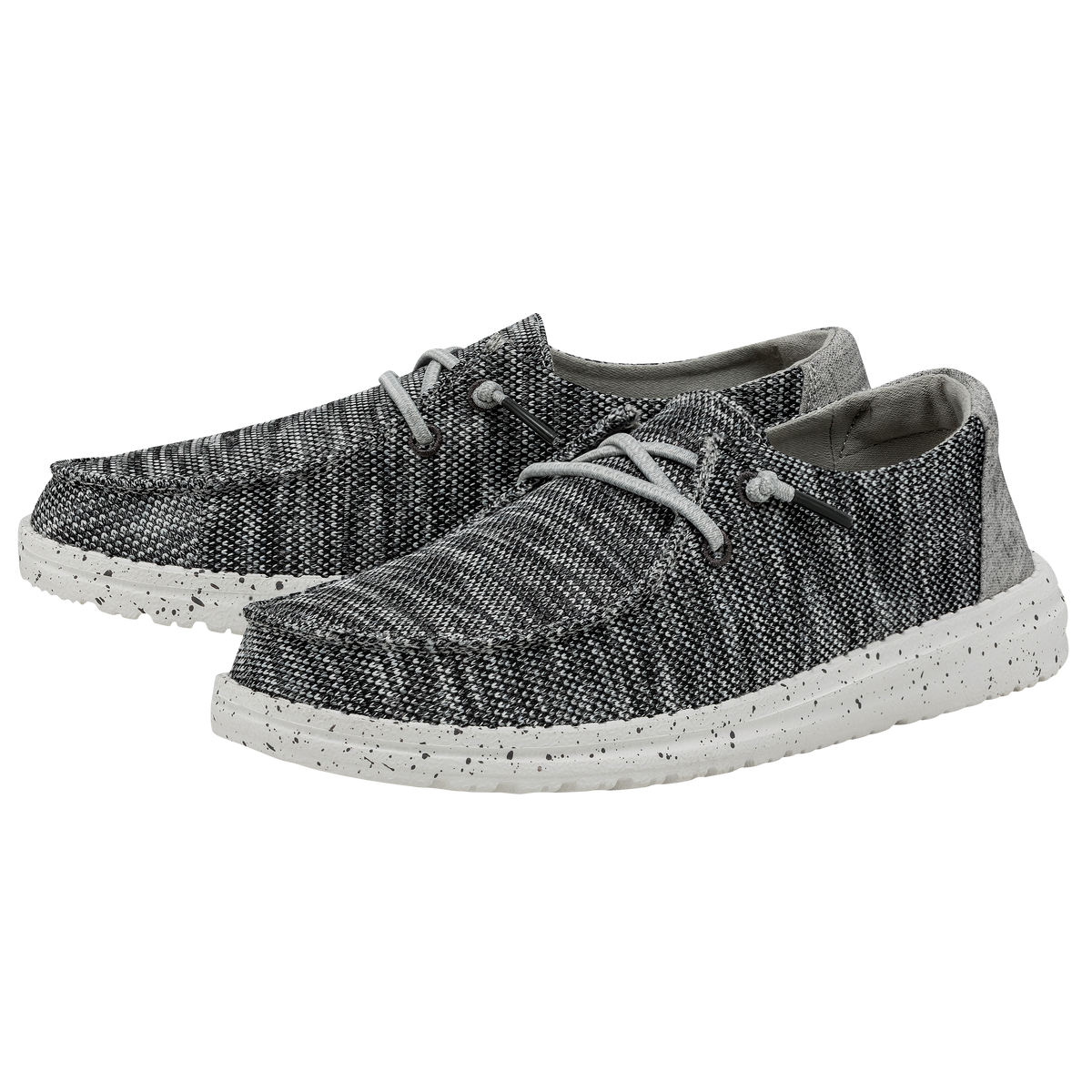 Hey Dude Womens Wendy Sox Shoes In Dark Grey