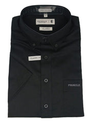 Pringle Mens Ethan Short Sleeve Classic Shirt In Black
