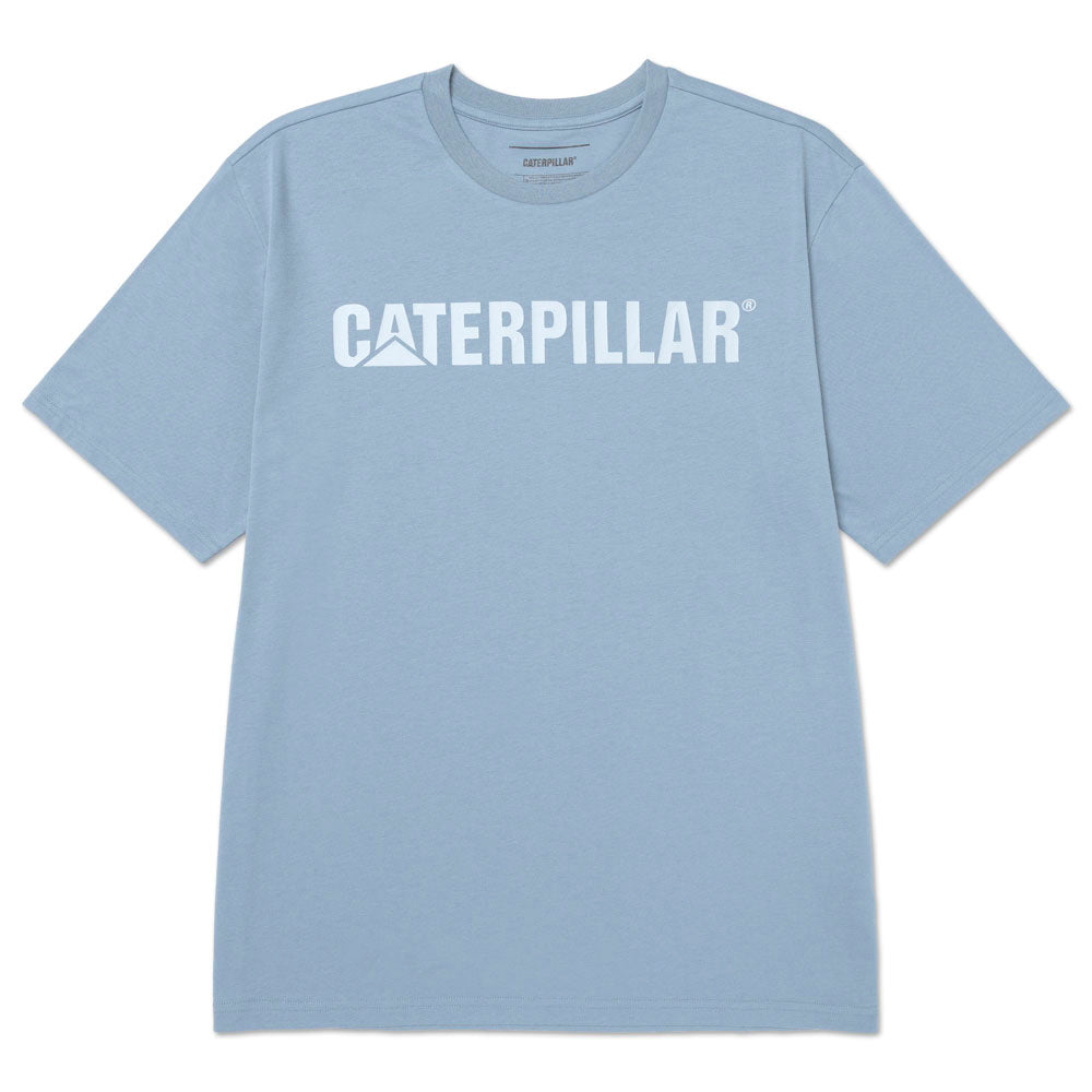 Caterpillar Mens Logo T-Shirt In Windward Blue/Tonal