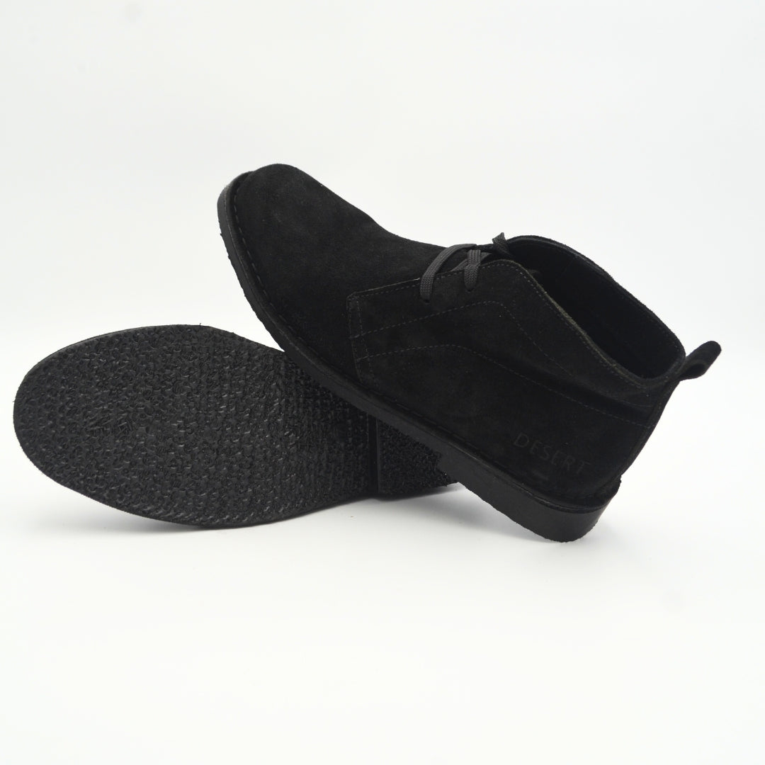 Desert  Full Black  Shoes