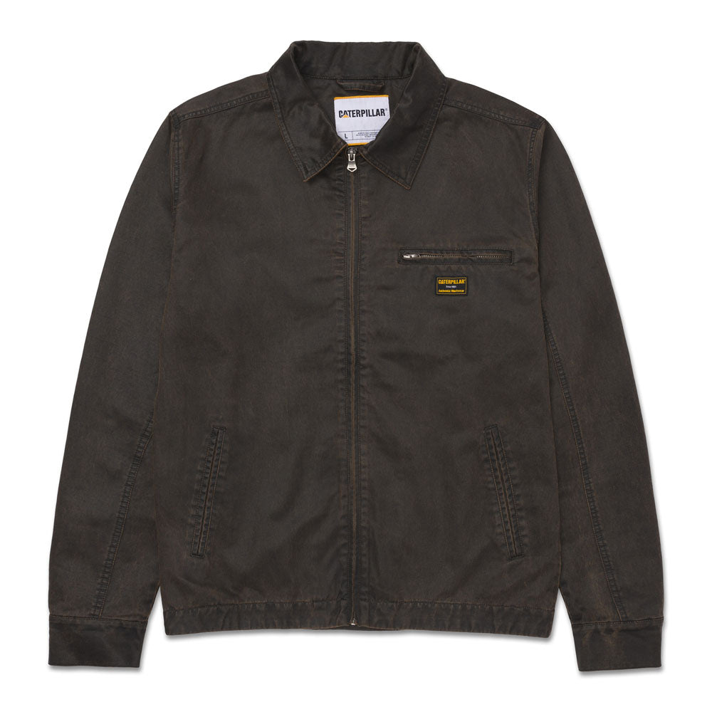 Caterpillar 40118 Waxed Chore Jacket Dark Brown