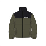 Caterpillar Heavyweight Insulated Puffer Olive Night