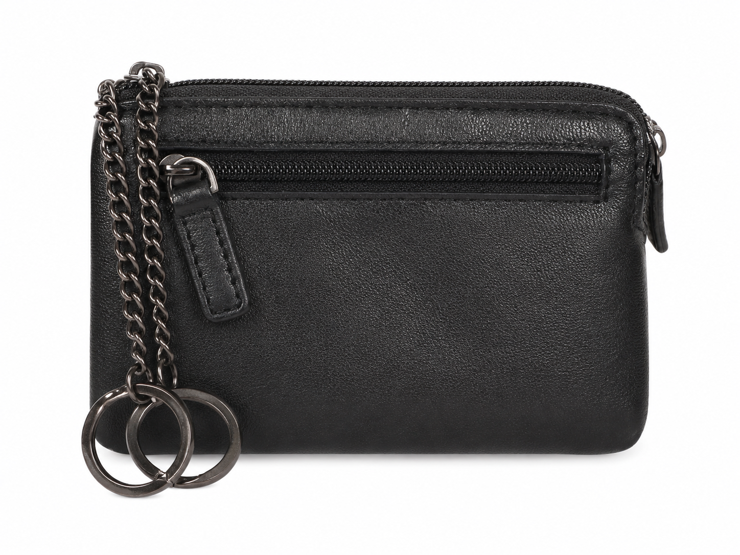 Lefel Mens Card/Key Holder In Black
