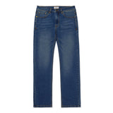 Caterpillar Mens Triblend Stretch Denim Slim In Vintage Dark Wash