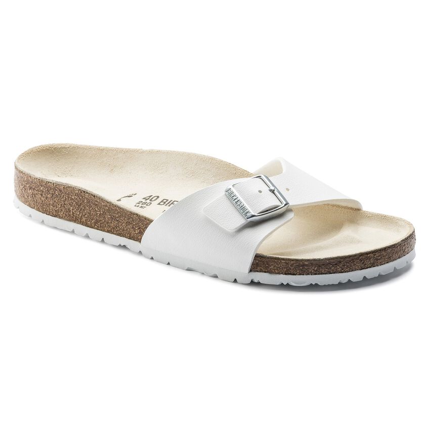 Birkenstock Madrid 40733 Birko-Flor White