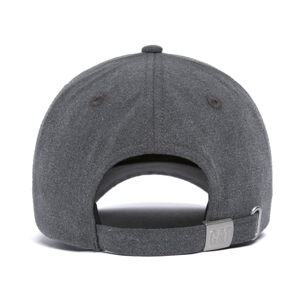 Caterpillar Cat Dyed Pigment Logo Cap Black & White