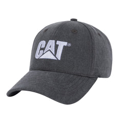 Caterpillar Cat Dyed Pigment Logo Cap Black & White