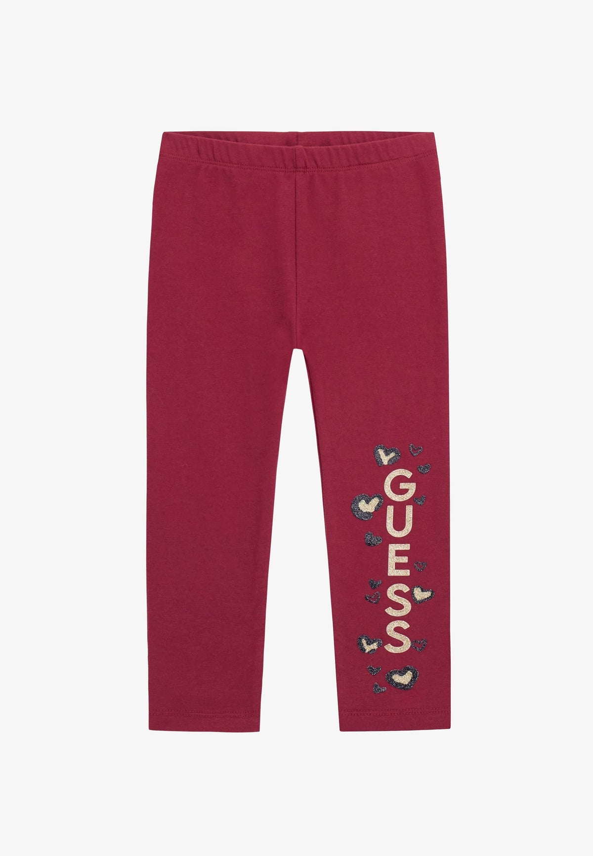 Guess Girls Legging In Burgundy