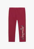 Guess Girls Legging In Burgundy