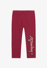 Guess Girls Legging In Burgundy