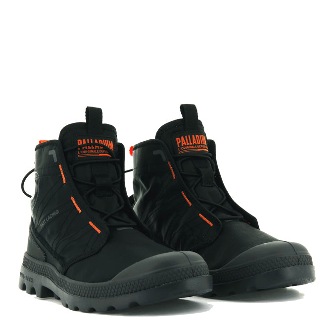 Palladium Mens Pampa Lite Travel Vt Black Boots