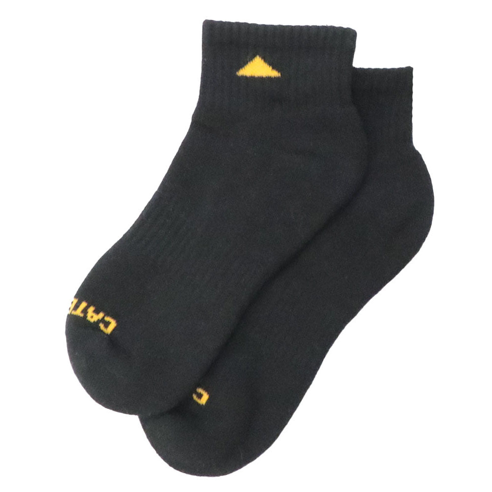 Caterpillar Black Basic Ankle Socks