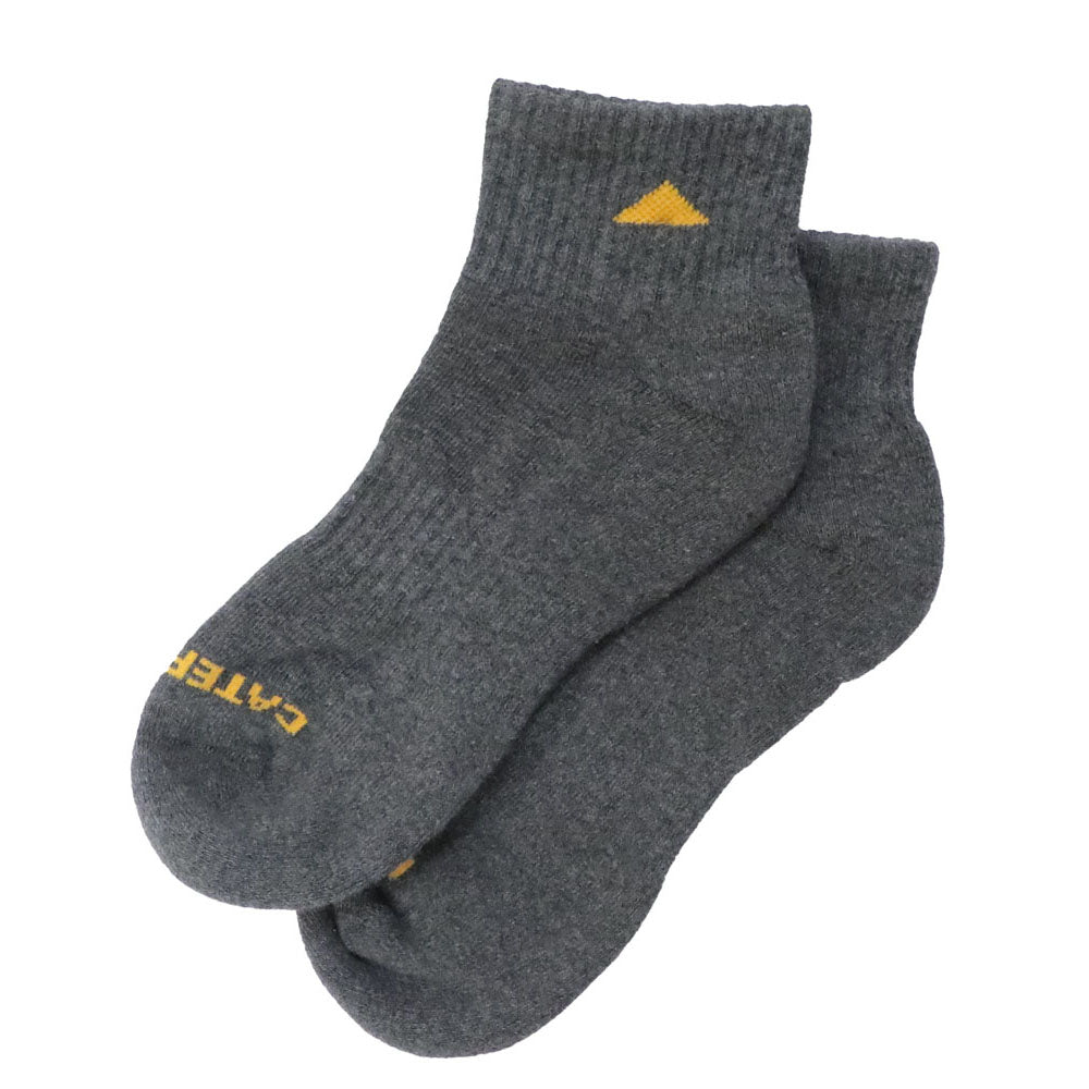 Caterpillar Dark Grey  Basic Ankle Socks