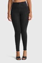 Freddy Womens High Waist Skinny Trousers J7N In Black