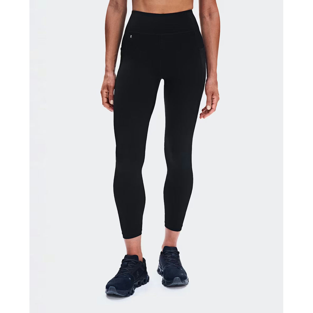 On Womens 7/8 Train Tights In Black