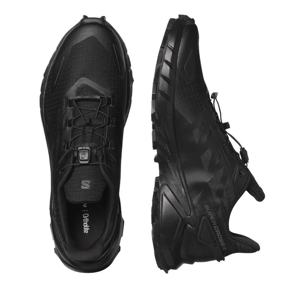 Salomon Mens Supercross 4 Shoes In Black
