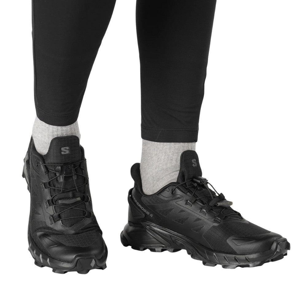 Salomon Mens Supercross 4 Shoes In Black