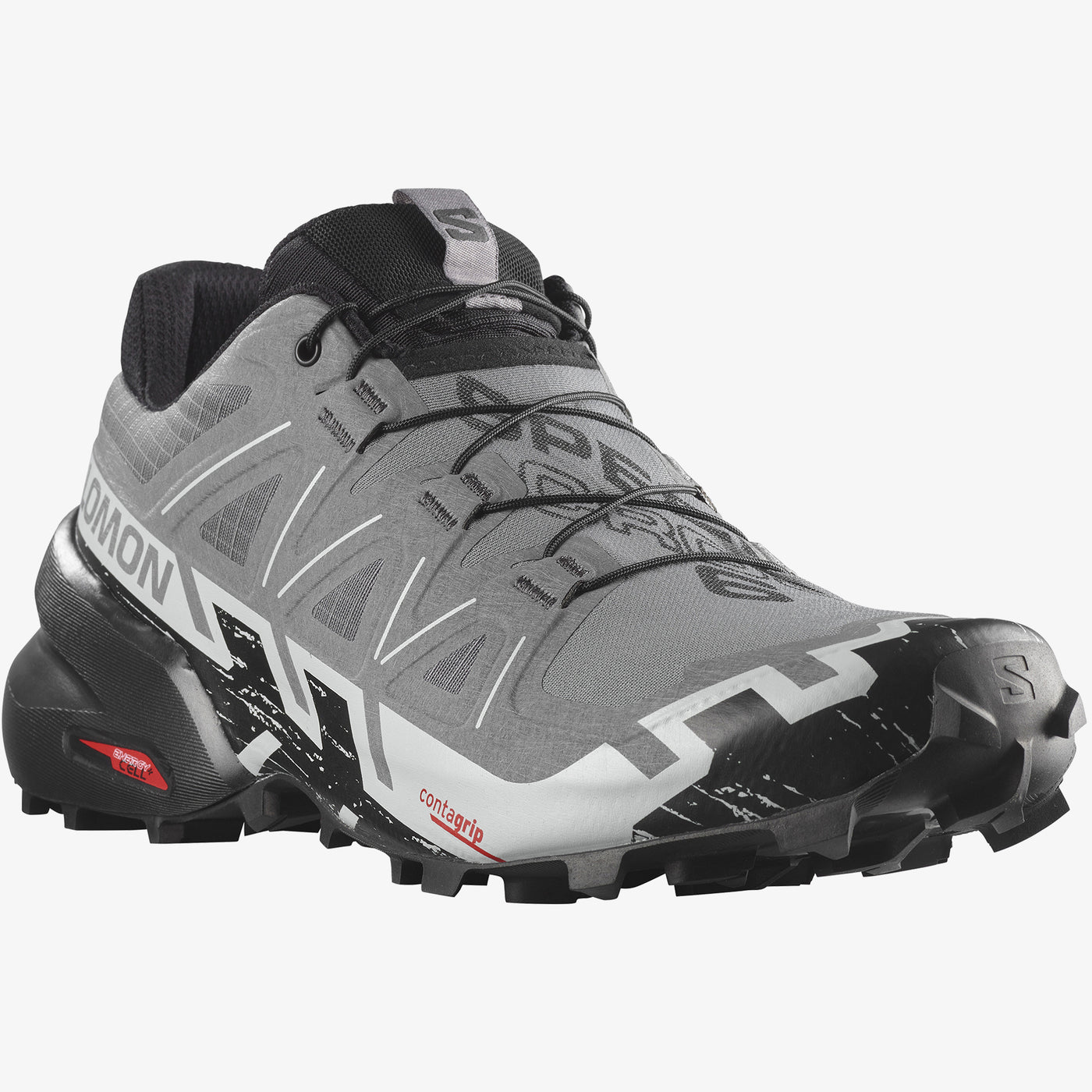 Salomon Mens Speedcross 6 Shoes Quiet Shade Black/Pearl Blue