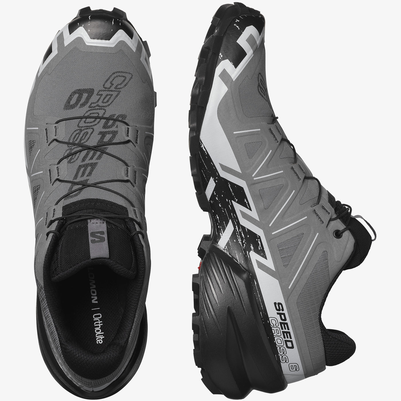 Salomon Mens Speedcross 6 Shoes Quiet Shade Black/Pearl Blue