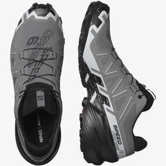 Salomon Mens Speedcross 6 Shoes Quiet Shade Black/Pearl Blue