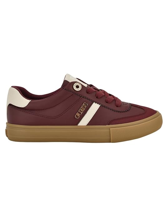 Guess Womens Loui Sneakers In Dark Red