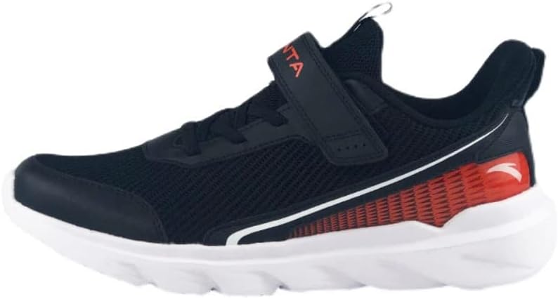 Anta Boys Running Shoes In Black & Red