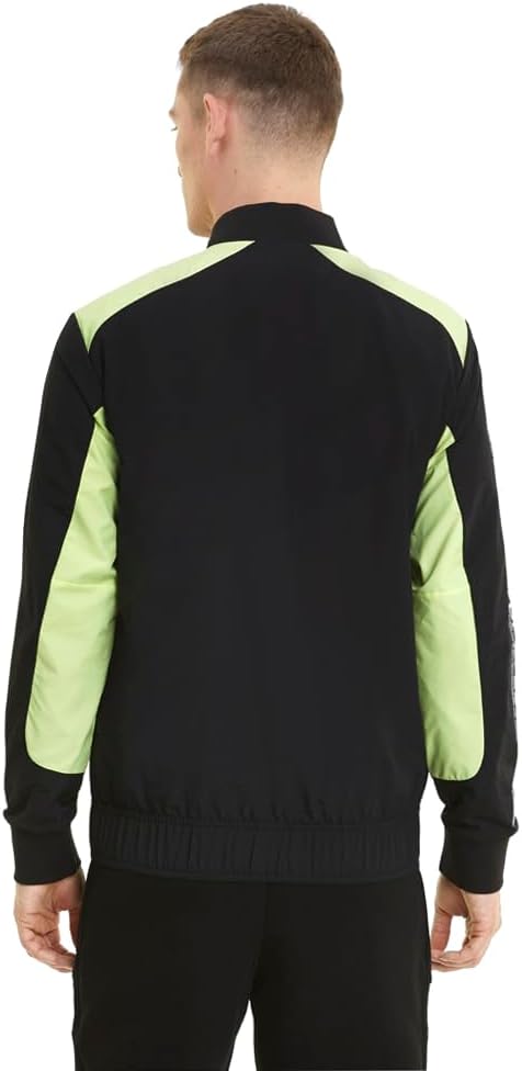 Puma Bmw Street Woven Jacket Black Yellow