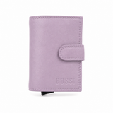 Bossi Womens Mechanism Pop Up Wallet With Coin Pocket In Lavender