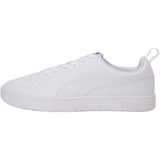 Puma Unisex Kiddies Rickie Junior Sneakers In White/Glaicer Gray