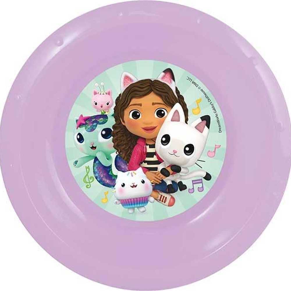 Gabby's Dollhouse East Plastic Bowl In Clear Pink